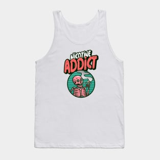 Nicotine addict Tank Top